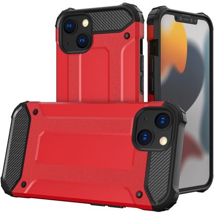 Mobigear Outdoor iPhone 14 Plus Hardcase Back cover Antiurto - Rosso