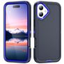 Mobigear Rugged iPhone 17 Funda Plástico rígido Carcasa Antigolpes - Azul oscuro