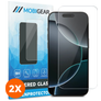 Mobigear iPhone 17 Tempered Glass Screen Protector - Case Friendly (2-Pack)