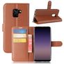 Mobigear Classic Samsung Galaxy A8 (2018) Wallet case - Cognac