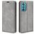 Mobigear Retro Slim Motorola Edge 30 Plånboksfodral med sedelfack - Grå