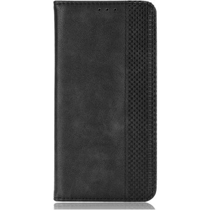 Mobigear Sensation Motorola Moto E22 Funda tipo libro Cartera - Negro