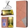 Mobigear Rhombus Slim Motorola Moto G71 5G Pungetui - Brun