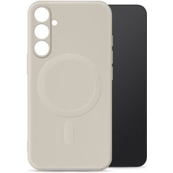 My Style Protective Flex Samsung Galaxy S24 MagSafe Flexibel TPU Skal - Antique White