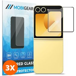 Mobigear Premium Samsung Galaxy Z Flip 7 FE Tvrzené sklo Ochrana displeje - kompatibilní s pouzdry (3 ks)