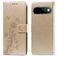 Mobigear Flowers Google Pixel 11 Funda tipo libro Cartera - Dorado
