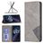 Mobigear Rhombus Slim Realme 9 Pro Plus Capa livro - Cinzento