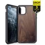 ITSKINS HybridFusion iPhone 11 Pro Max Tvrdý plast Zadní kryt odolný proti nárazům - Dark Wood