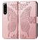 Mobigear Butterfly Sony Xperia 5 IV Cover a libro portafoglio - Oro rosa