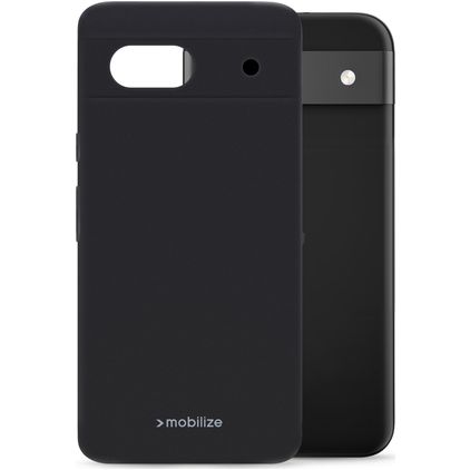 Mobilize Rubber Gelly Google Pixel 8a Flexibel TPU Skal - Matt Black