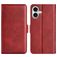 Mobigear Slim Magnet iPhone 17 Etui z klapką typu portfel - Czerwony