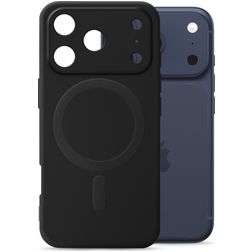 My Style Protective Flex iPhone 17 Pro Max MagSafe TPU flexible Carcasa - Negro