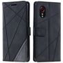 Mobigear Rhombus Samsung Galaxy Xcover 7 Pungetui med Seddelrum - Sort