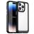 Mobigear Crystal iPhone 15 Pro Max Plástico rígido Capa traseira - Transparente / Preto