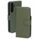 Mobiparts Samsung Galaxy A35 Genuine Leather Wallet case - Green