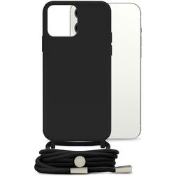 Mobilize Lanyard Gelly iPhone 13 Pro Max Flexible TPU Case with lanyard - Black
