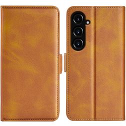 Mobigear Slim Magnet Samsung Galaxy S23 FE Cover a libro portafoglio - Cognac