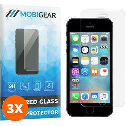 Mobigear iPhone 5C Tempered Glass Screen Protector - Case Friendly (3-Pack)