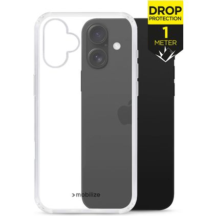 Mobilize Naked Protection Trasparente iPhone 16 Plus Hardcase Back cover Antiurto - Trasparente