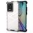 Mobigear Honeycomb Huawei P40 Hårdt Bagsidecover Stødsikkert - Hvid
