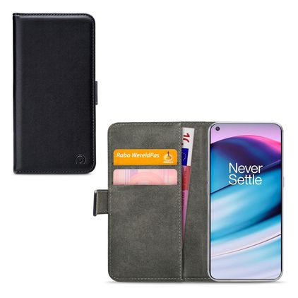 Mobilize Classic Gelly Wallet OnePlus Nord CE 5G Lompakkokotelo + Setelitasku - Musta
