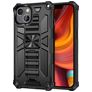 Mobigear Armor Stand iPhone 13 Pro Hårdt Bagsidecover Stødsikkert med Stander - Sort