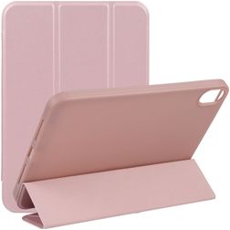 Mobigear Tri-Fold Gel iPad Mini 6 (2021) TPU / Keinonahka Lompakkokotelo - Ruusukulta