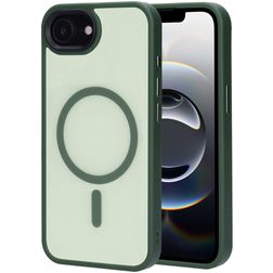 Mobiparts Hardcover iPhone 16e MagSafe Hard Case Back cover - Satin Green