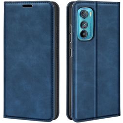 Mobigear Retro Slim Motorola Edge 30 Plånboksfodral med sedelfack - Mörkblå