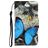 Mobigear Design Xiaomi Redmi 9C Funda tipo libro Cartera - Butterfly