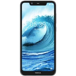 Mobigear Premium Nokia 5.1 Plus Vidro temperado Película de ecrã - Compatível com capas - Preto