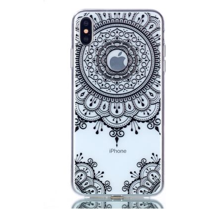 Mobigear Design iPhone XS Max Elastyczne TPU Etui plecki - Totem