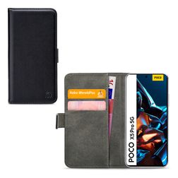 Mobilize Classic Gelly Wallet POCO X5 Pro Funda tipo libro Cartera - Negro