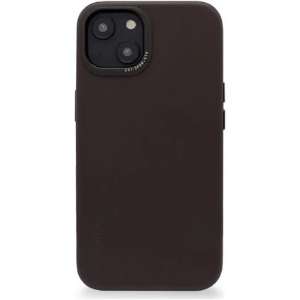 Decoded iPhone 14 Plus MagSafe Genuine Leather Back cover Shockproof - Chocolate Brown