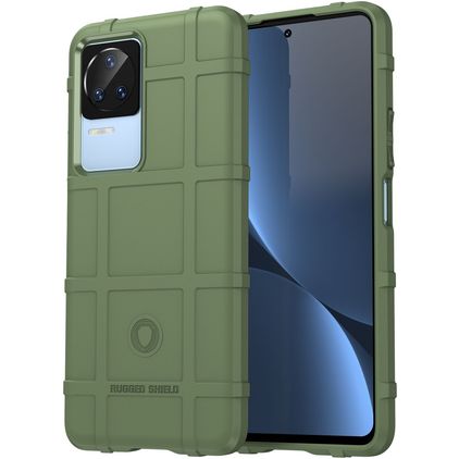 Mobigear Rugged Shield POCO F4 Flexibel TPU Skal Stötsäkert - Grön