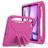 Mobigear AeroArmor iPad Air 13 polegadas (2026) Capa para crianças com pega + Suporte para caneta stylus - Vermelho