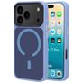 Mobiparts Hardcover iPhone 17 Pro MagSafe Hardcase Back cover - Satin Light Blue