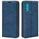 Mobigear Retro Slim Motorola Moto G71 5G Etui z klapką typu portfel - Ciemnoniebieski