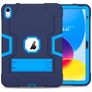 Mobigear ShieldStand iPad 11 (2025) Plastica rigida / Silicone Back cover + Supporto - Blu / Blu navy
