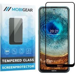 Mobigear Premium Nokia X10 Cristal templado Protector de pantalla - Compatible con fundas - Negro