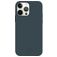 Valenta Snap Luxe iPhone 13 Pro Max Piel auténtica Carcasa - Azul