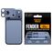 PanzerGlass FENDER iPhone 18 Pro Aluminium Kameraskydd - Skalvänligt - Blå