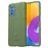 Mobigear Rugged Shield Samsung Galaxy M52 TPU flexível Capa traseira Antichoque - Verde