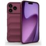 Mobigear Bumpy iPhone 18 Pro Max TPU flessibile Back cover - Wine Red