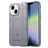Mobigear Rugged Shield iPhone 14 Plus TPU flexível Capa traseira Antichoque - Cinzento