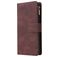 Mobigear Zipper Samsung Galaxy S10 Lite Funda tipo libro Cartera - Marrón