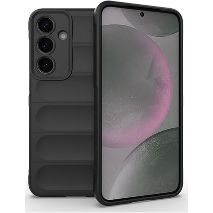 Mobigear Bumpy Samsung Galaxy S25 Plus Flexible TPU Back cover - Black