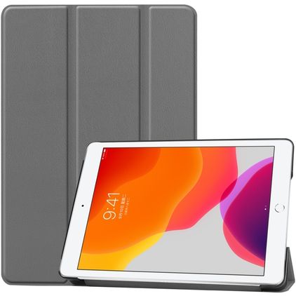 Mobigear Tri-Fold iPad 9 (2021) Capa livro - Cinzento
