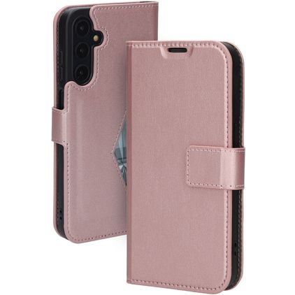 Mobiparts Classic Wallet Samsung Galaxy A25 Funda tipo libro Cartera - Rosa