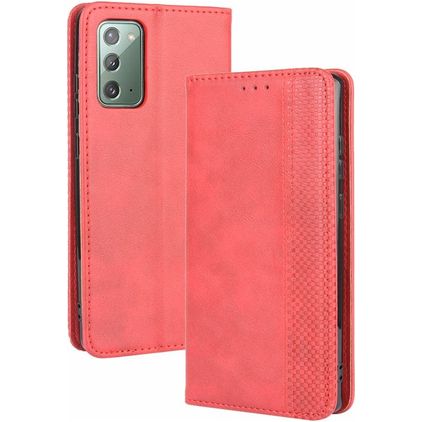 Mobigear Sensation Samsung Galaxy S20 FE Funda tipo libro Cartera - Rojo